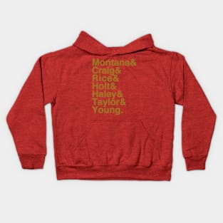 1989 San Francisco Football Kids Hoodie